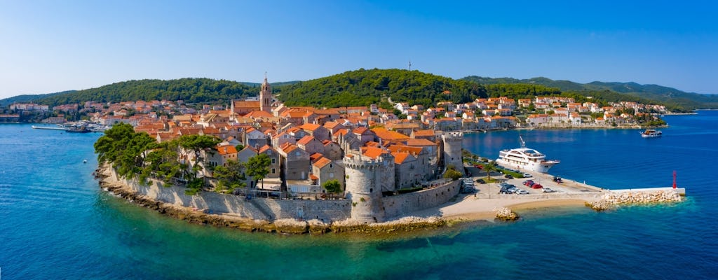 Excursão privada à cidade de Korčula e aos vinhedos de Pelješac saindo de Dubrovnik