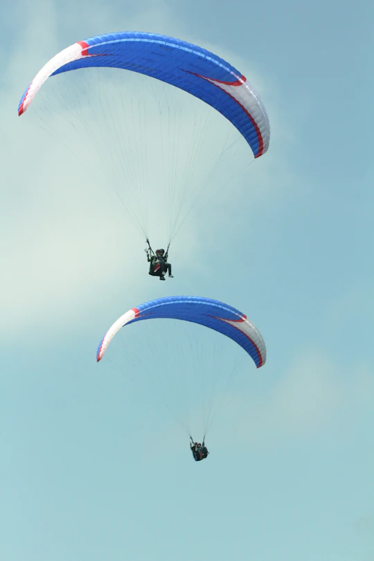 Paragliding in the San Sebastian region