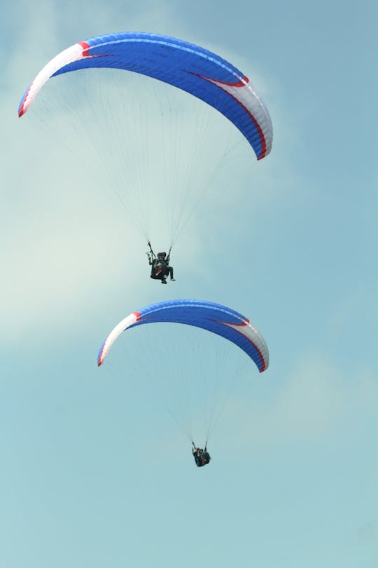 Parapente na região de San Sebastian