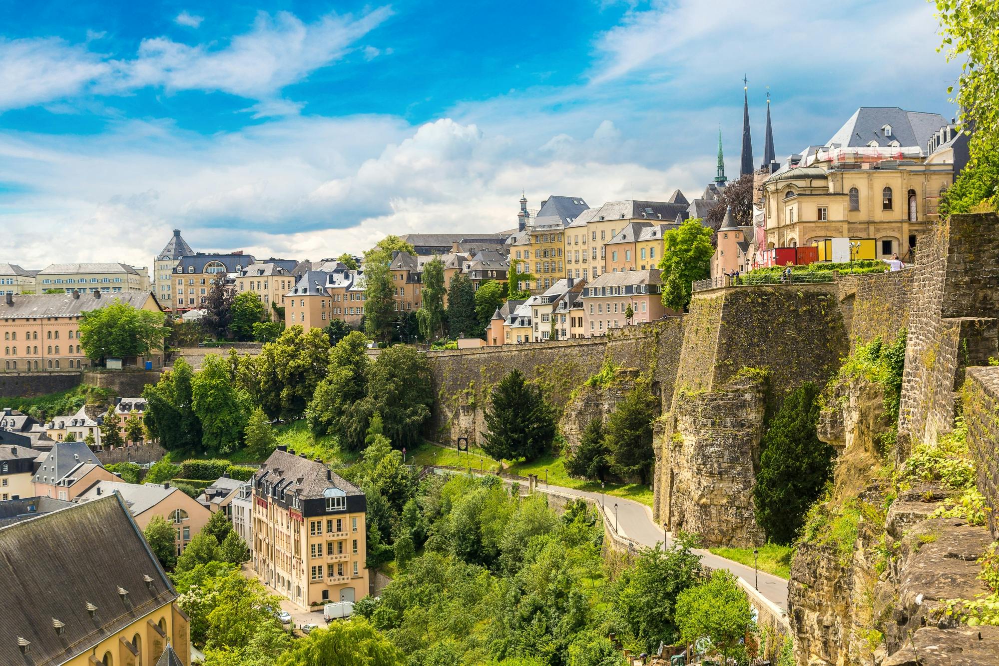 Visite à pied de la ville de Luxembourg