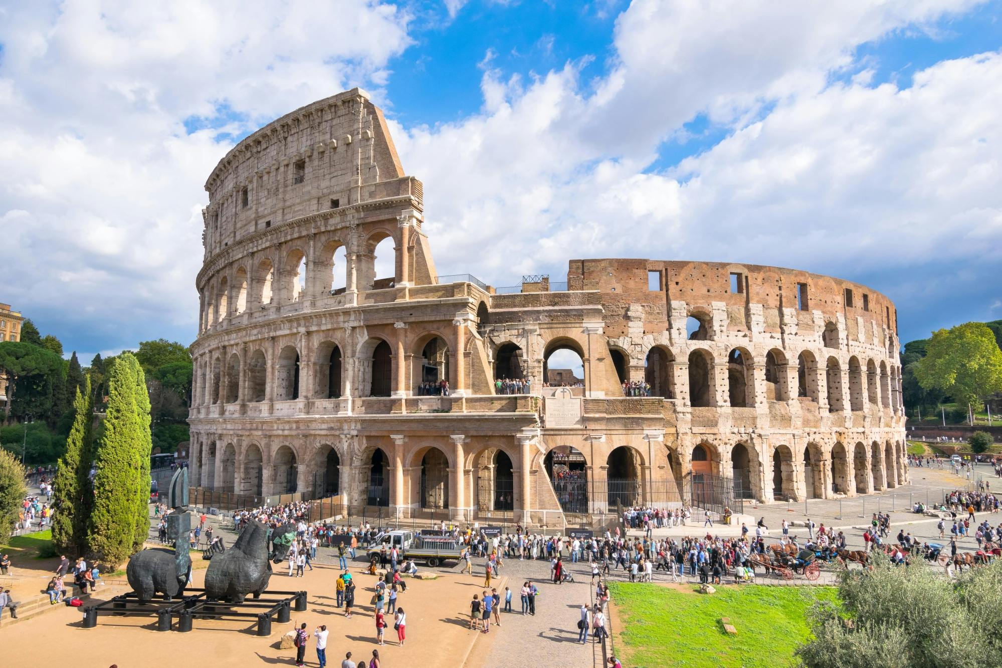 Vaticano, Colosseo, Foro Romano, Basilica di San Pietro con i trasporti pubblici