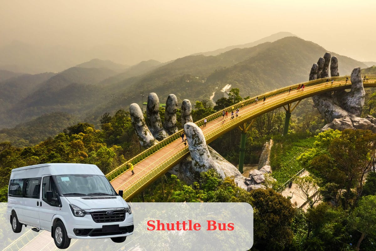 Shuttle Bus Hoi An to Golden Bridge-Ba Na Hills