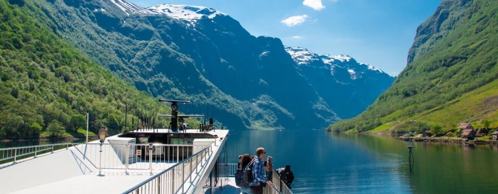 Full-Day Guided Tour to Flåm with Nærøyfjord Cruise and Flåm Railway