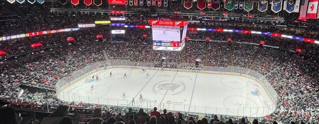 Columbus Blue Jackets ijshockeywedstrijd in de Nationwide Arena