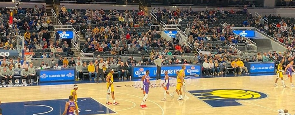 Partita di basket degli Indiana Pacers al Gainbridge Fieldhouse