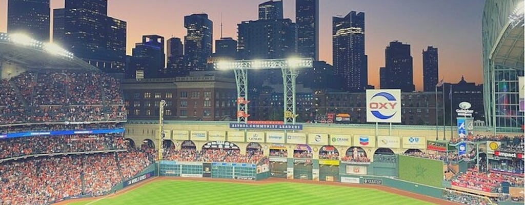 Mecz baseballowy Houston Astros w Minute Maid Park