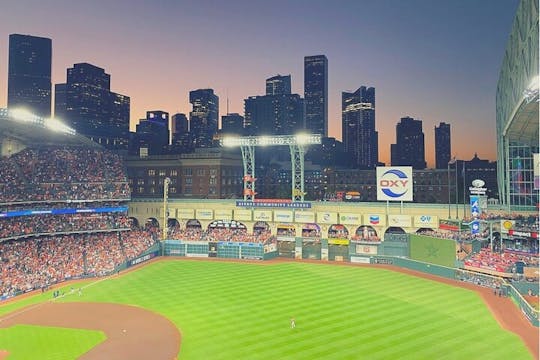 Houston Astros Baseball Game at Minute Maid Park