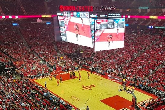 Houston Rockets basketbalspel in Toyota Center