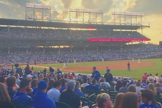 Baseballspiel der Chicago Cubs im Wrigley Field