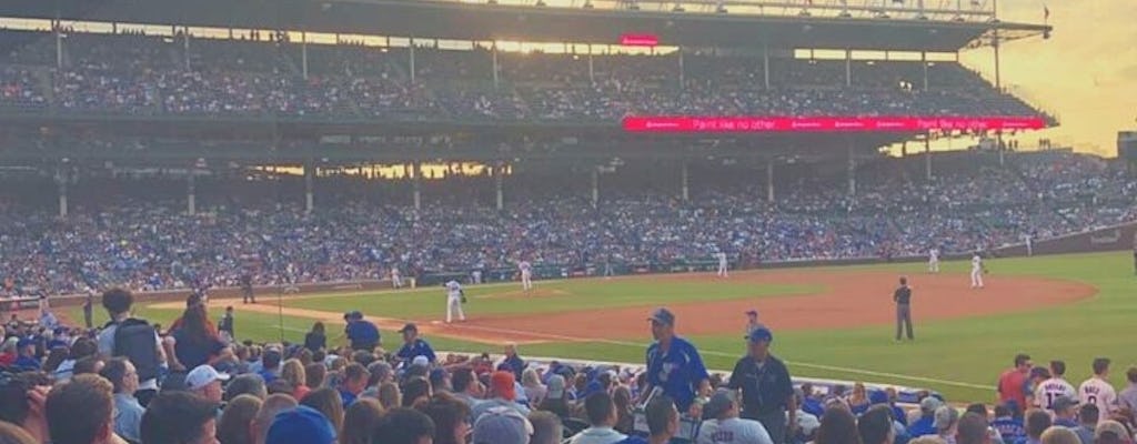 Baseballspiel der Chicago Cubs im Wrigley Field