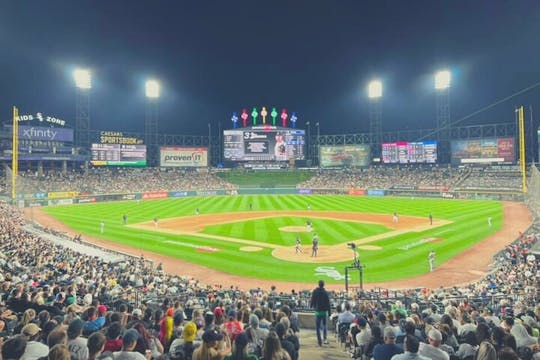 Partita di baseball dei Chicago White Sox al campo a tariffa garantita