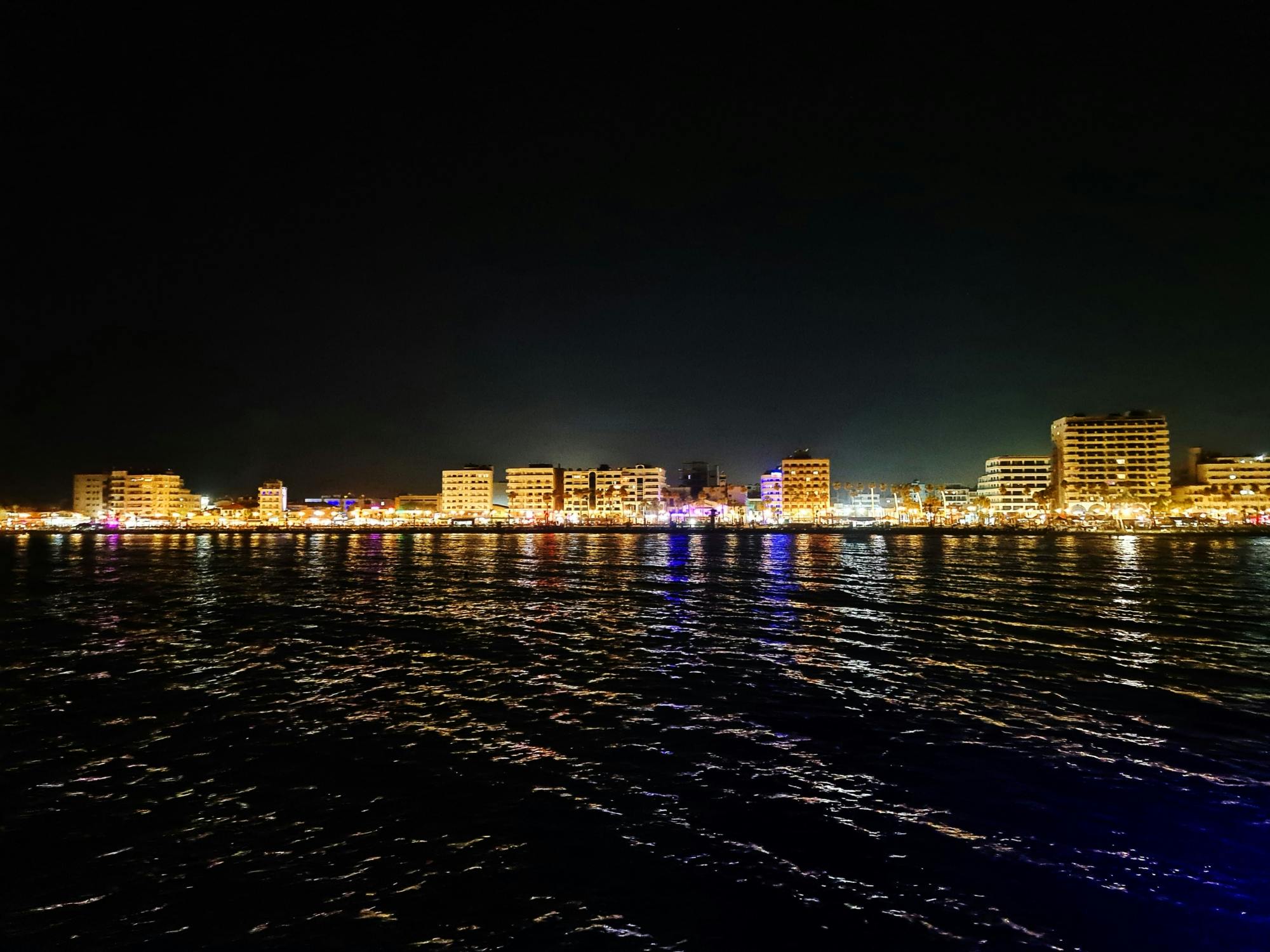 Larnaca Town Guided Tour, Free Time & Evening Boat Trip with Fireworks