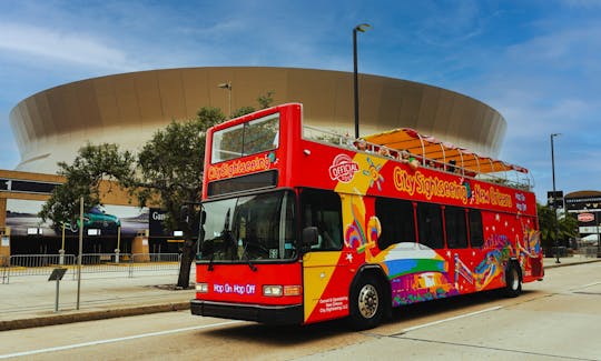 Hop-on, hop-off-ticket voor 1 dag in New Orleans