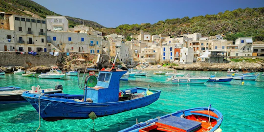 Favignana and Levanzo Boat Trip with Stops from Trapani