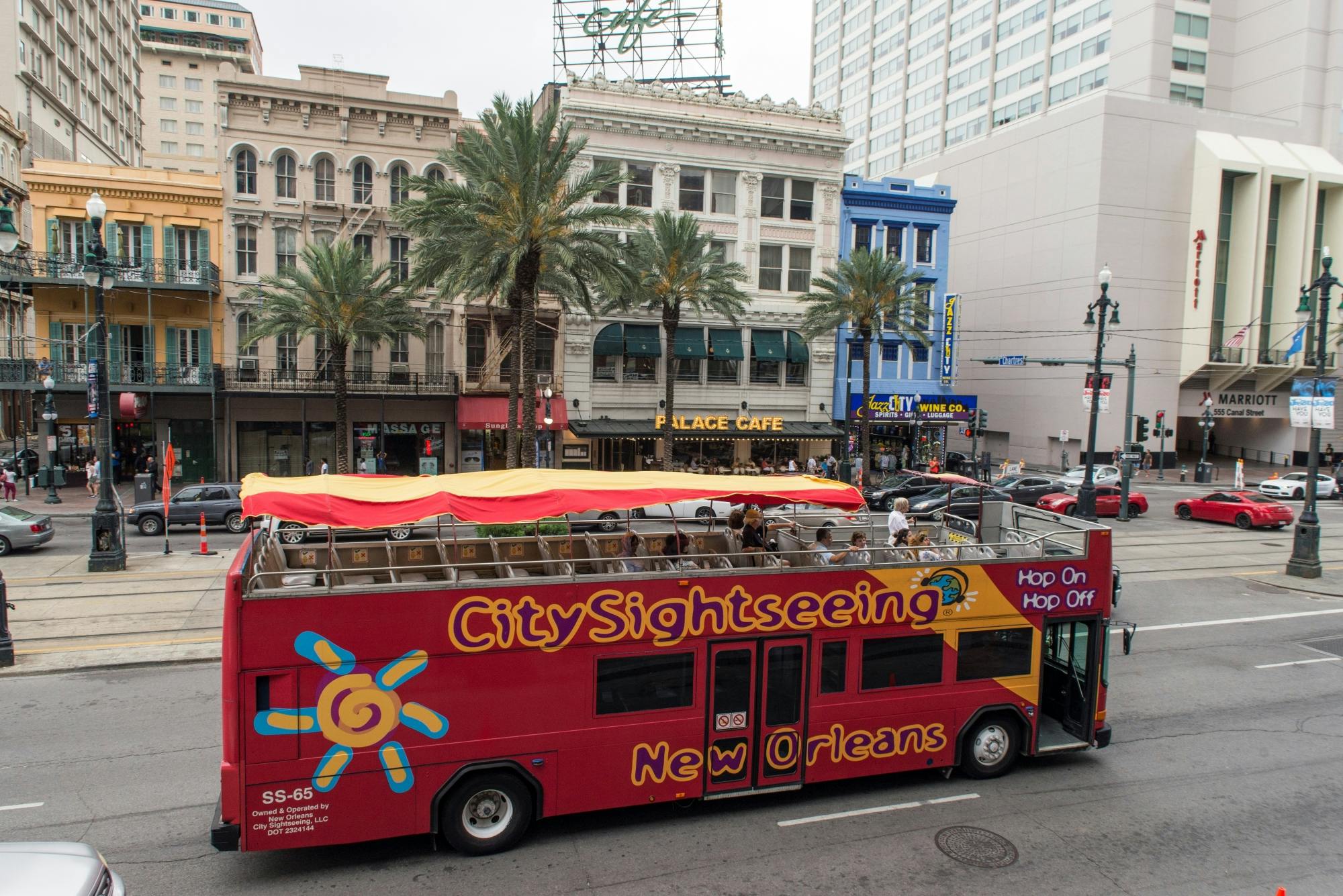 Excursão turística em ônibus hop-on hop-off pela cidade de Nova Orleans