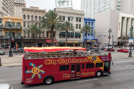 City Sightseeing hop-on hop-off bus tour of New Orleans
