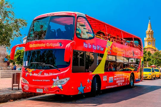 Stadtrundfahrt mit dem Hop-on-Hop-off-Bus durch Cartagena