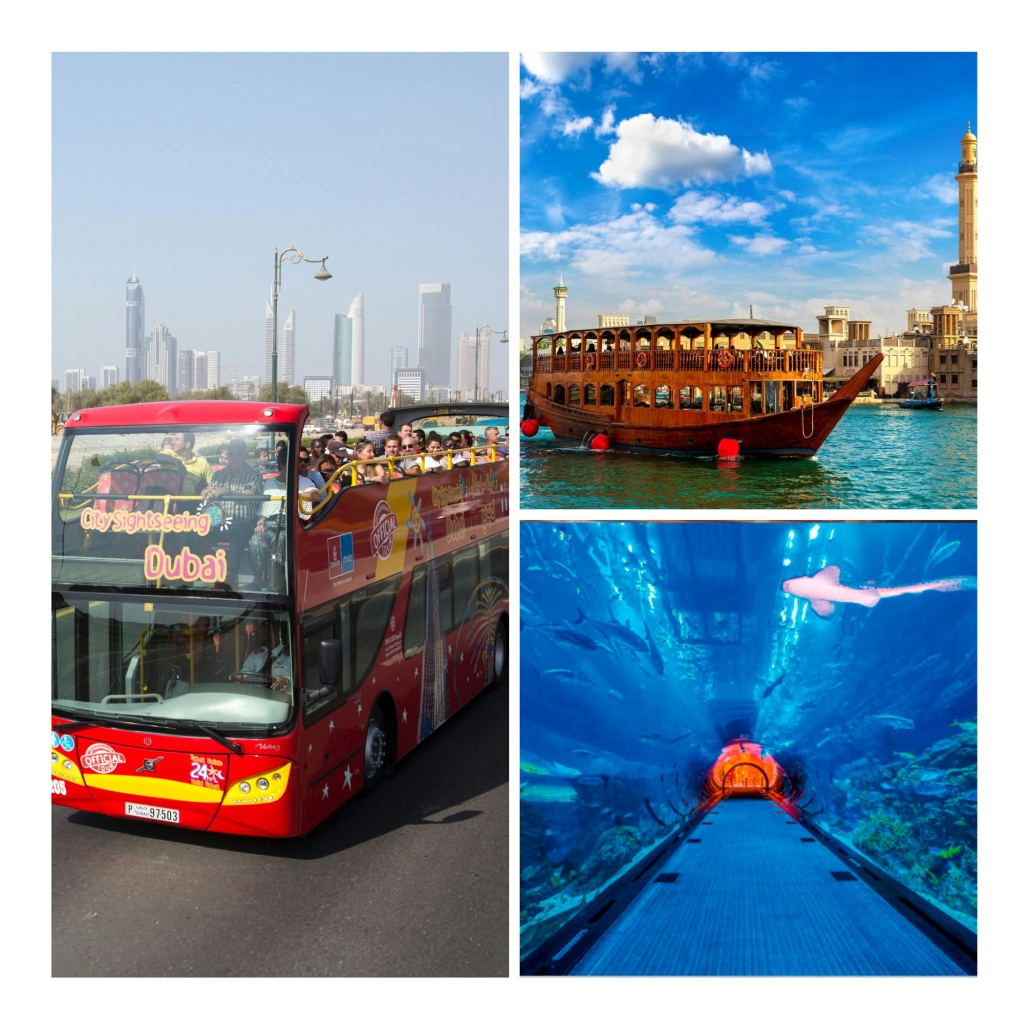 Tour panoramico della città di Dubai con Premium Pass