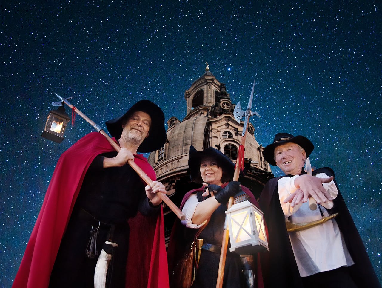 Guided night watchman tour Dresden with nightcap Musement