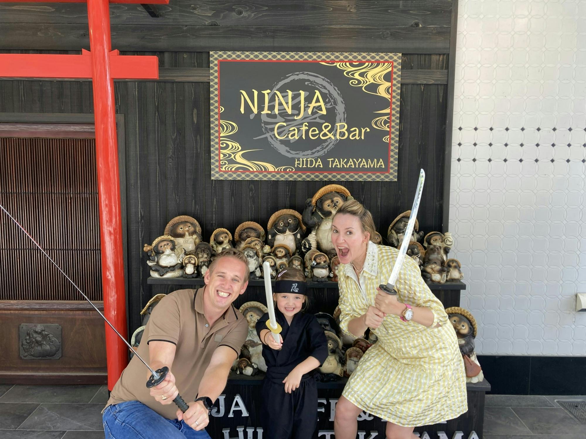 Ninja Experience Saizo-Kurs im Ninja Café Takayama