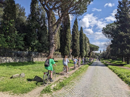 Excursão compartilhada de bicicleta elétrica Appia Antica e Aquedutos