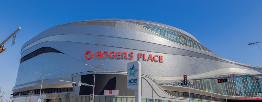Entrada para el partido de hockey sobre hielo de los Edmonton Oilers en Rogers Place