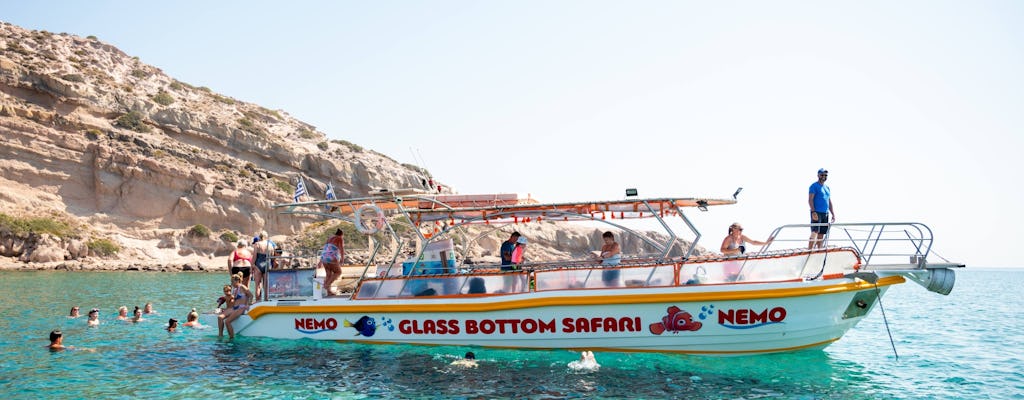 Golf von Kefalos Glasbodenboot-Tour