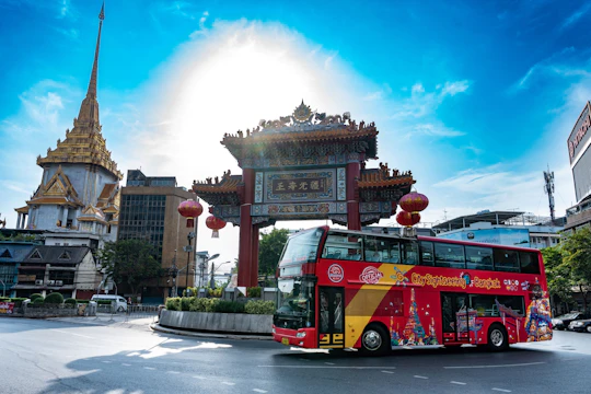 City Sightseeing hop-on hop-off bus tour of Bangkok