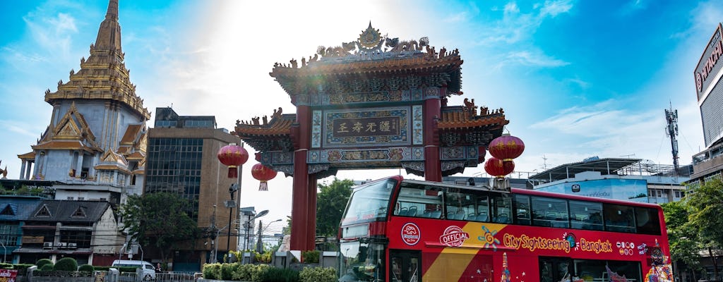Tour in autobus hop-on hop-off City Sightseeing di Bangkok