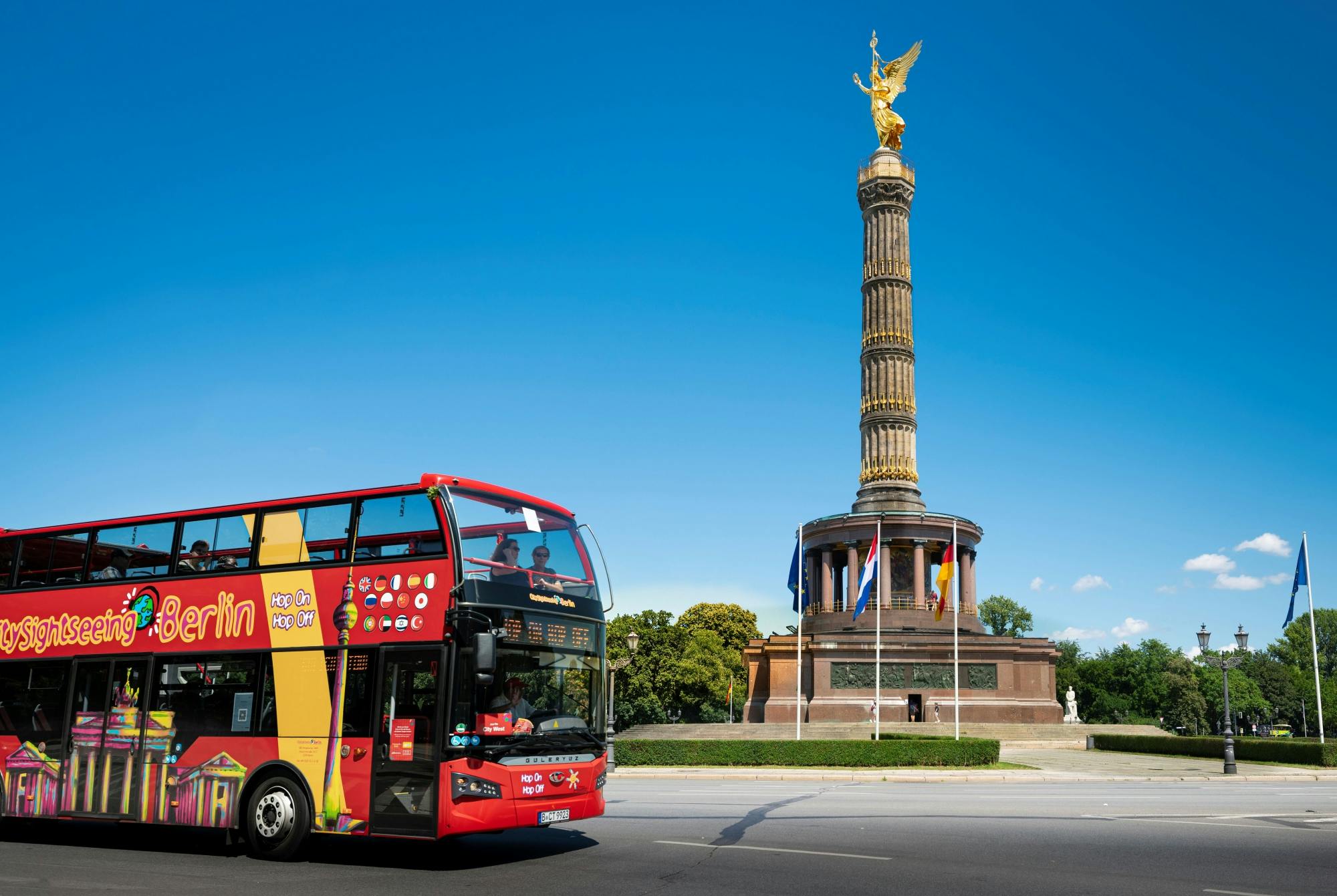 Tour hop-on hop-off por Berlim em ônibus da City Sightseeing