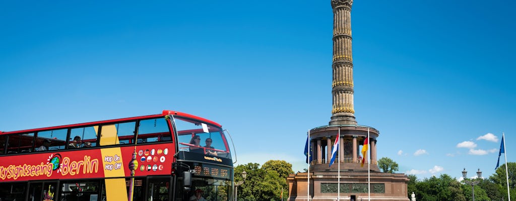 City Sightseeing hop-on hop-off bus tour door Berlijn