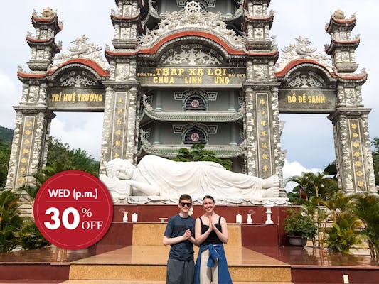 Excursão de meio dia às Marble Mountains e Linh Ung Pagoda