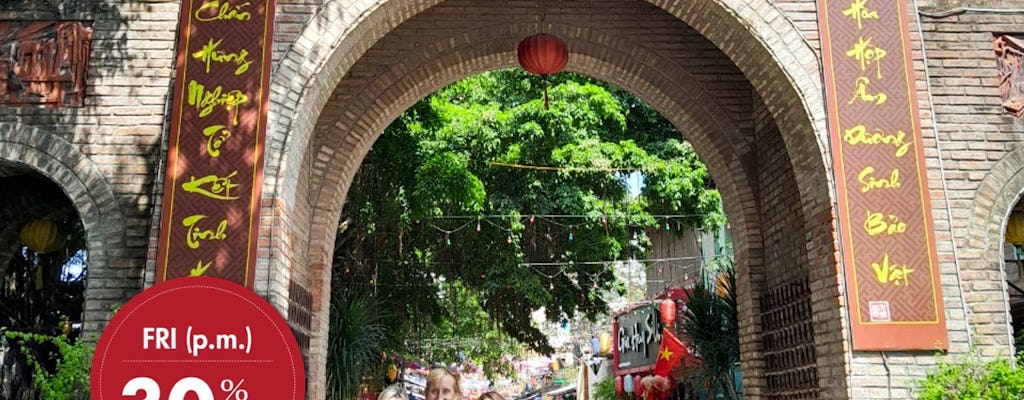 Ha Noi ville du patrimoine avec visite guidée d'une demi-journée en cyclo-pousse d'une heure