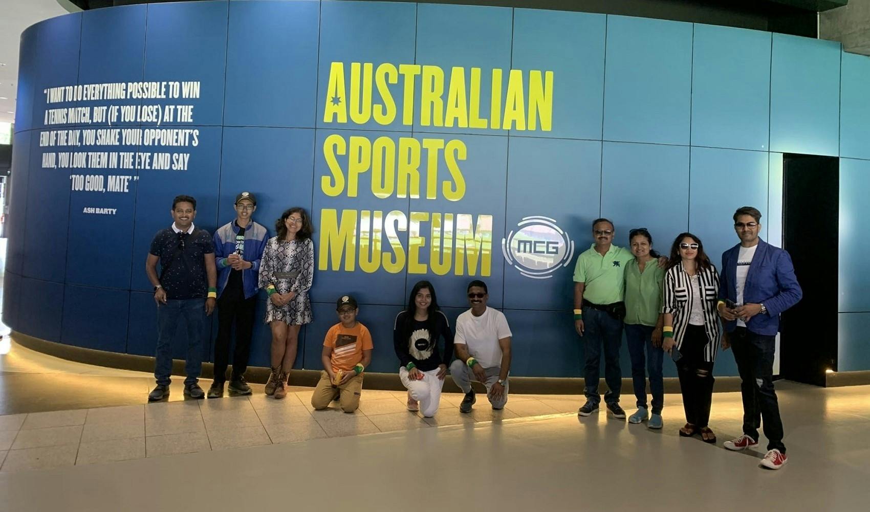 Visite du quartier sportif de Melbourne et du musée australien des sports