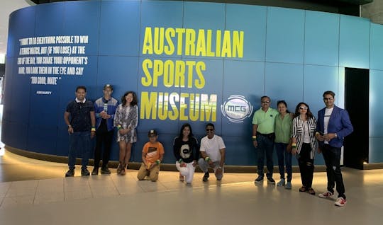 Tour pela área esportiva de Melbourne e Museu do Esporte Australiano