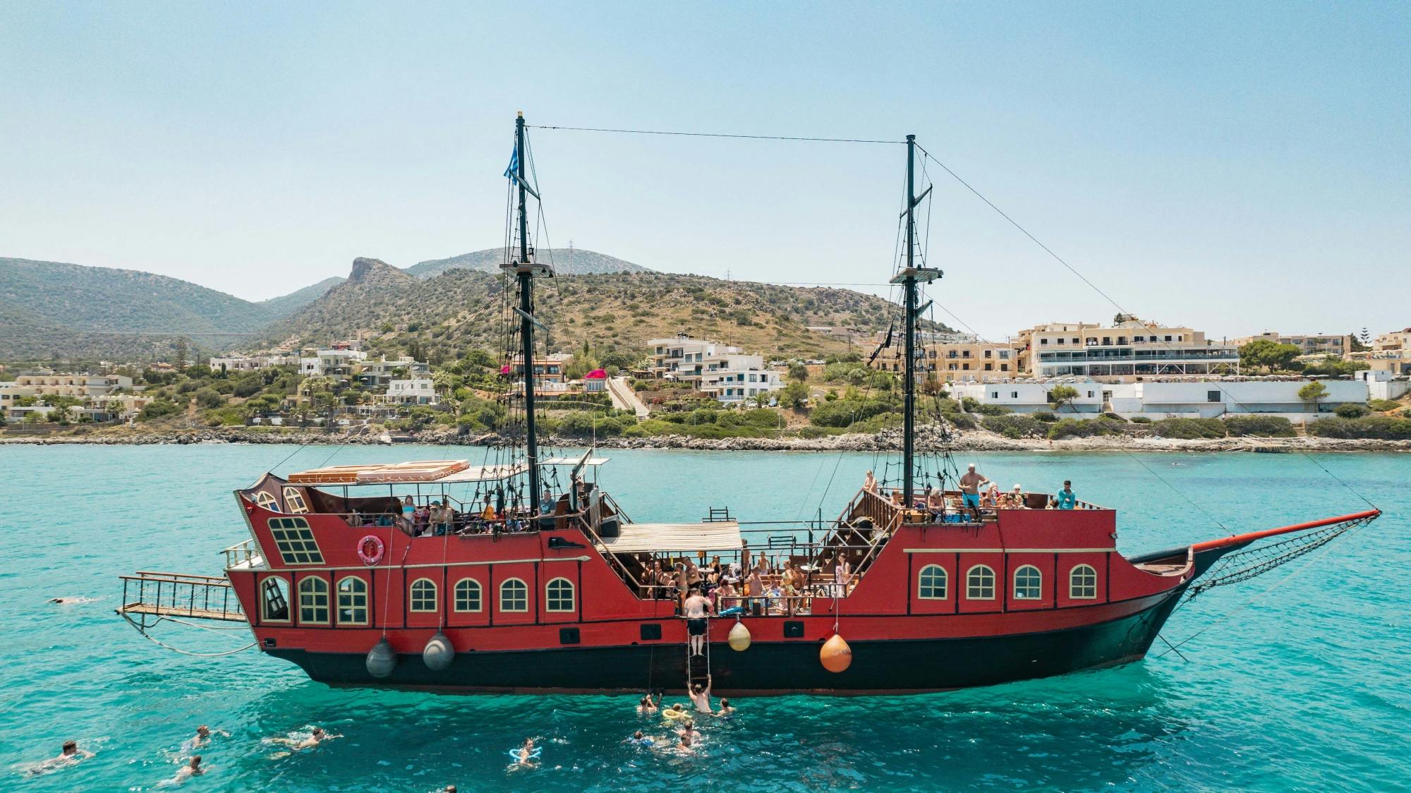 Chersonissos Bay Cruise with Black Rose Pirate Boat