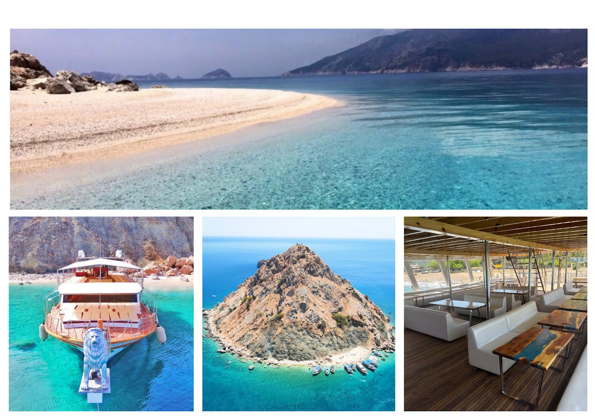 Boottocht naar Adrasan, de Turkse Malediven, vanaf Belek, Antalya en Kemer