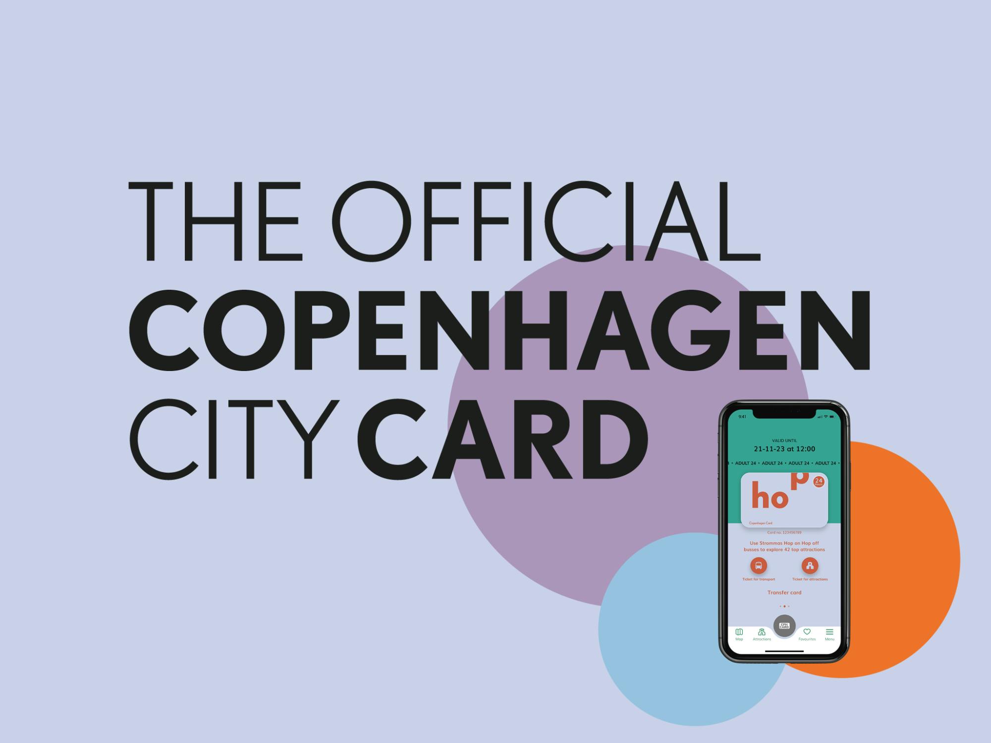 Copenhagen card HOP with 40+ attractions and on ff bus Musement
