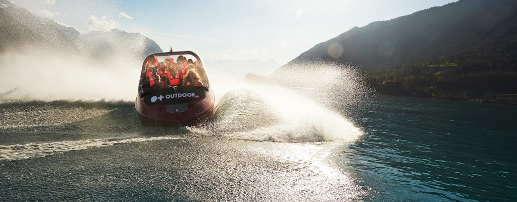 Scenic Jet Boat Ride on Lake Brienz
