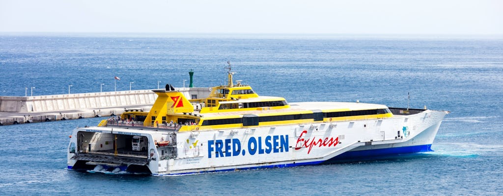 Retourtje ferry met Fred Olsen naar Lanzarote