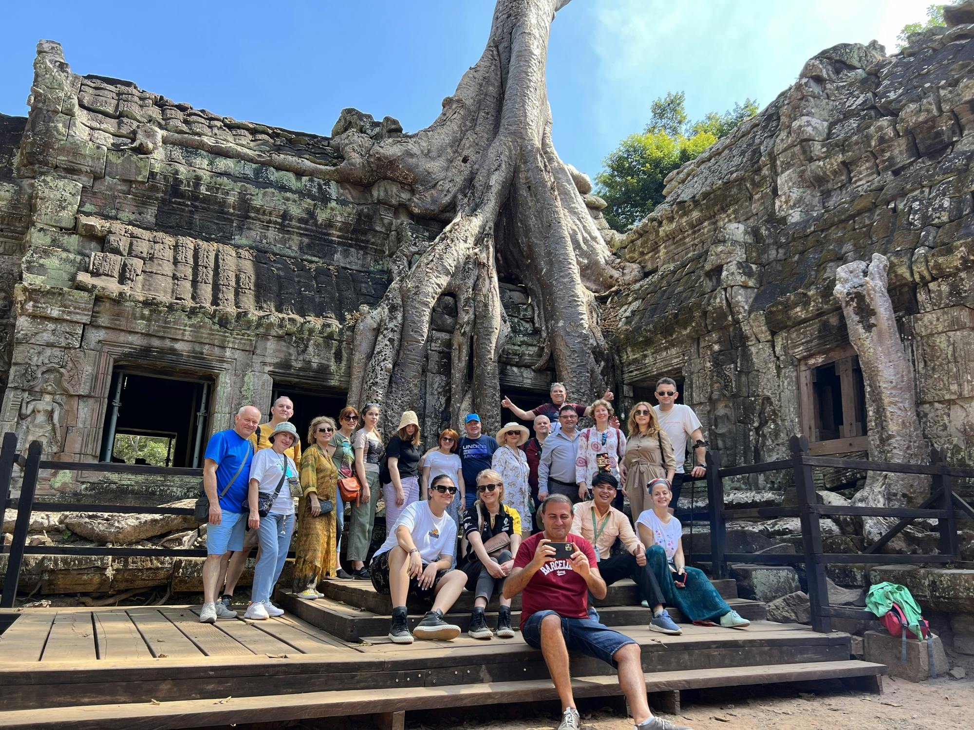 Visite guidée d'une journée complète à Angkor Wat et au coucher du soleil au départ de Siem Reap