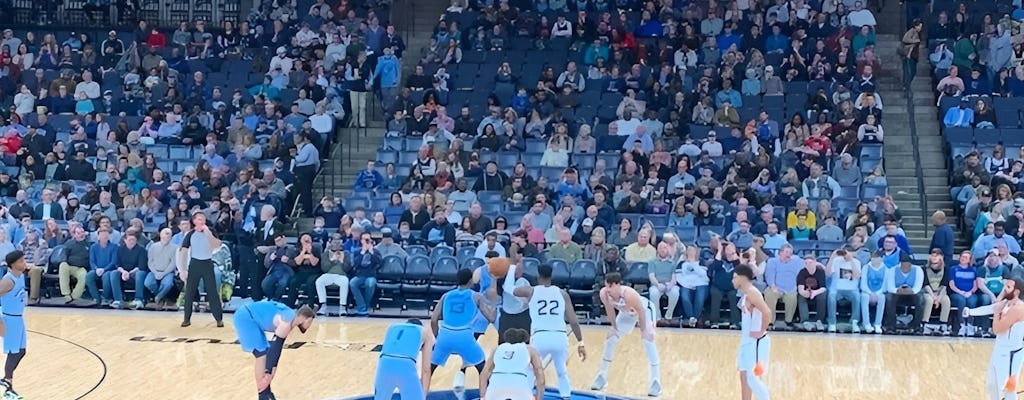Basketballspiel der Memphis Grizzlies im FedExForum