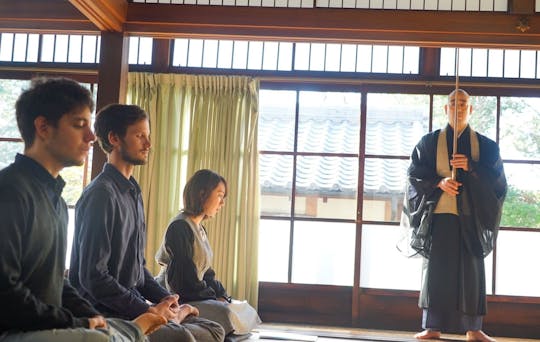 Medytacja Zen w Kioto i wycieczka po ogrodzie w świątyni Zen