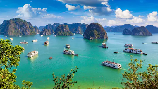 Full-Day Halong Bay, Surprising Cave and Titop Island Guided Tour