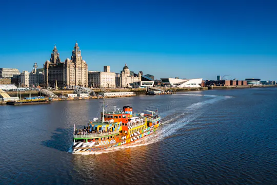 Entdeckertour auf dem Fluss Mersey in Liverpool
