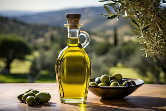 Olivenölverkostung in einer Masseria