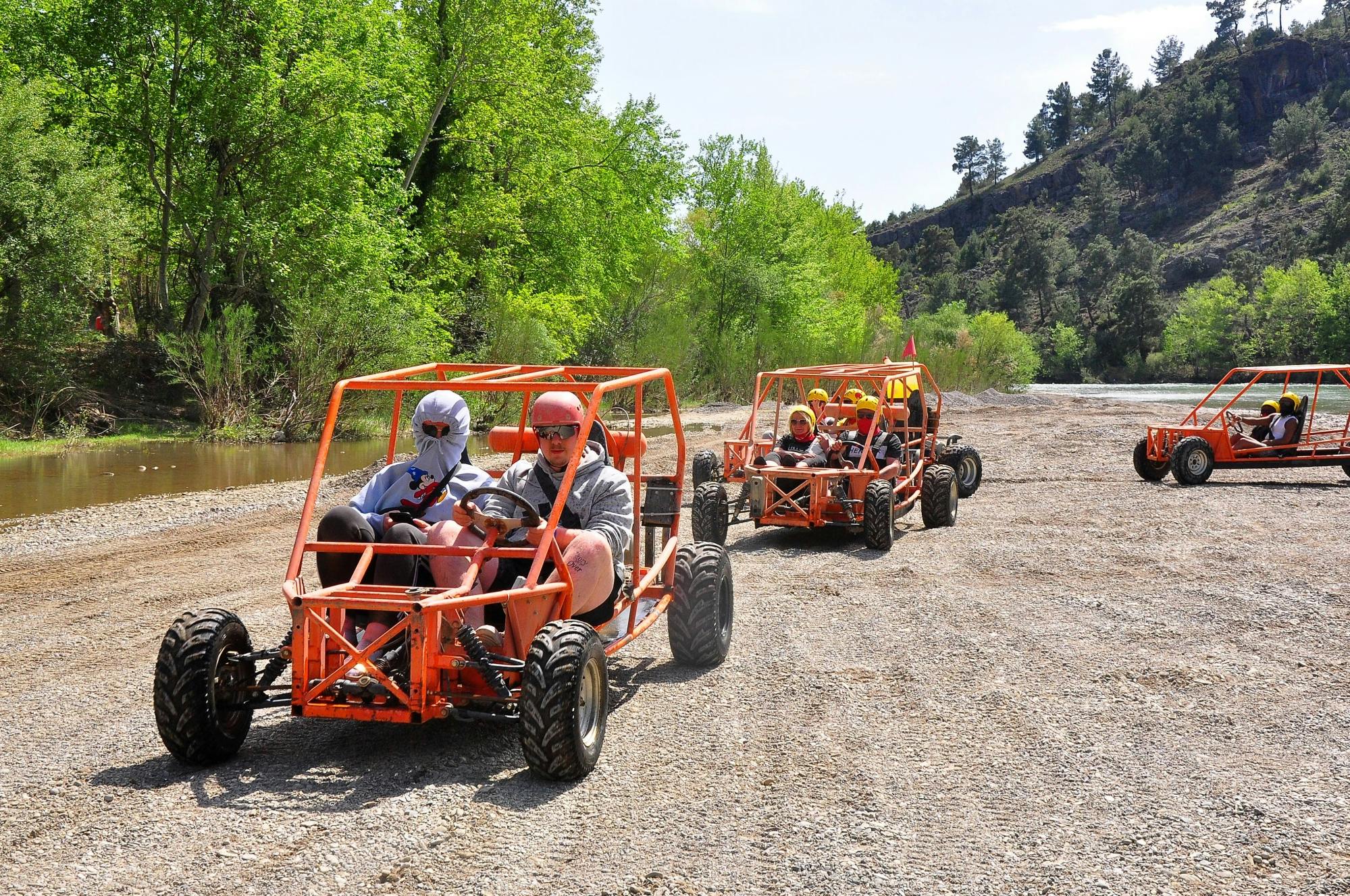 Köprülü Buggy Safari with Monster Buggy Ride & Rafting Tour