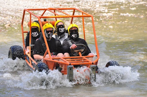 Köprülü Buggy Safari with Monster Buggy Ride & Rafting Tour