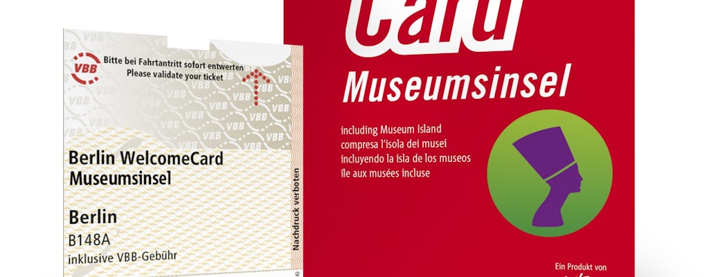 Berlin WelcomeCard with entrance to the Museum Island