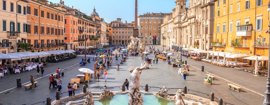Visita guiada a pé ao centro de Roma e ao bairro subterrâneo de Trevi